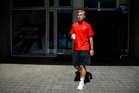 Marcus Holmgren Pedersen of the Norwegian national football