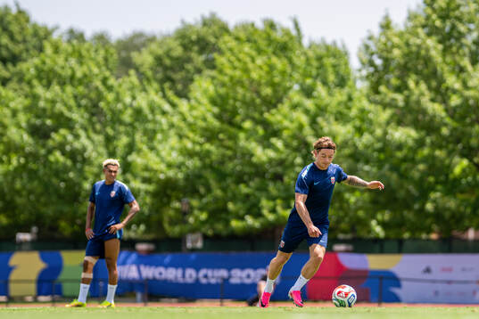 Patrick Berg of the Norwegian national football team at a