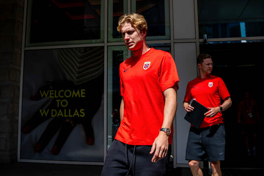 Kristian Thorstvedt of the Norwegian national football team