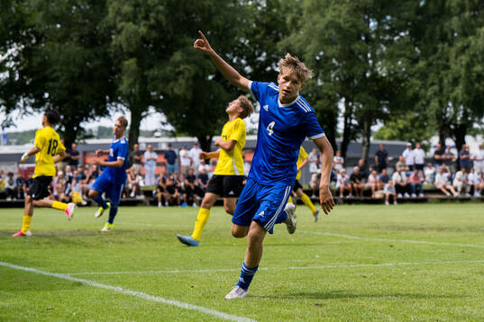 Lag2s Milan Jovanovic, FC Nordsjälland jublar