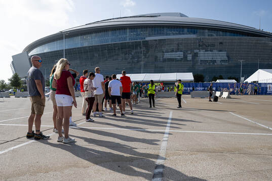 Exterior view of Dallas Stadium