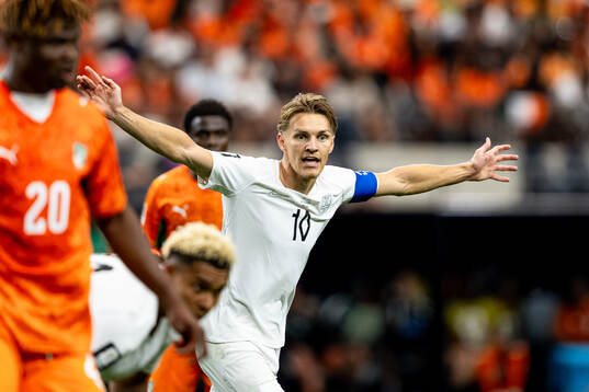 Martin Ødegaard of Norway reacts