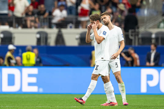 Martin Ødegaard of Norway looks dejected