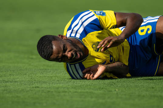 Alexander Isak of Sweden looks dejected
