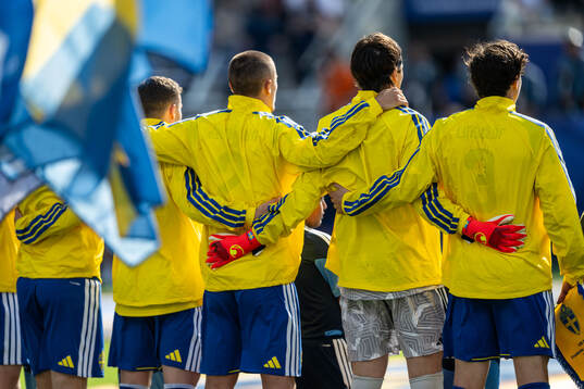 Gabriel Gudmundsson, Gustaf Lagerbielke, goalkeeper Jacob