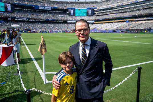 Prince Oscar and Prince Daniel of Sweden