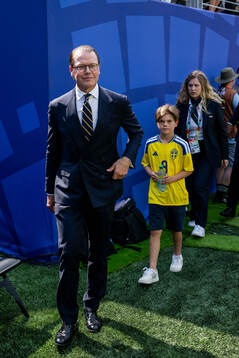 Prince Daniel and Prince Oscar of Sweden