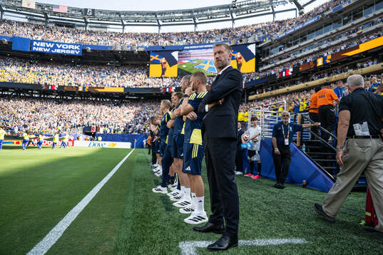 Head coach Graham Potter of Sweden