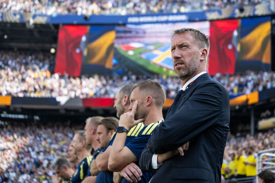 Head coach Graham Potter of Sweden