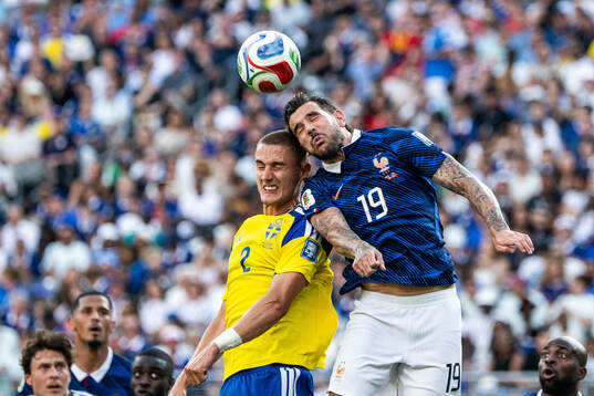 Gustaf Lagerbielke of Sweden and Theo Hernandez of France