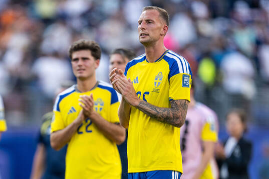 Gustaf Nilsson of Sweden looks dejected