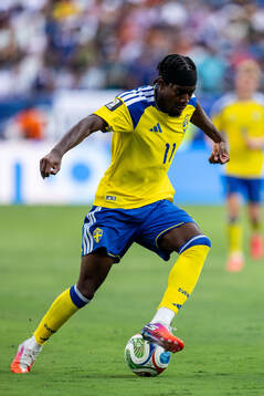Anthony Elanga of Sweden