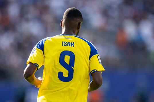 Alexander Isak of Sweden