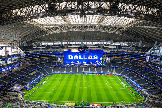General interior view of Dallas Stadium