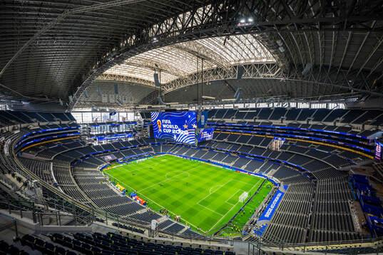 General interior view of Dallas Stadium