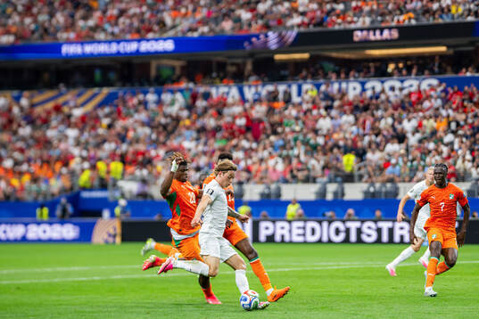 Patrick Berg of Norway with the assist to winning goal