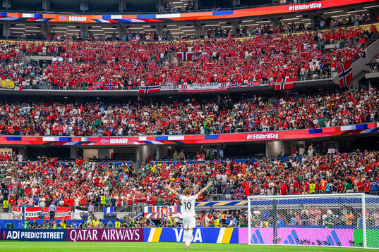 Martin Ødegaard of Norway celebrates