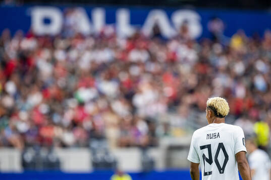 Antonio Nusa of Norway
