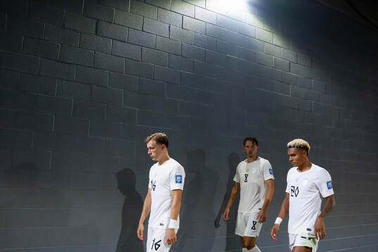 Marcus Holmgren Pedersen, Sander Berge and Antonio Nusa of
