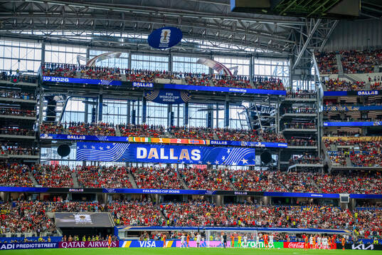 General interior view of Dallas Stadium