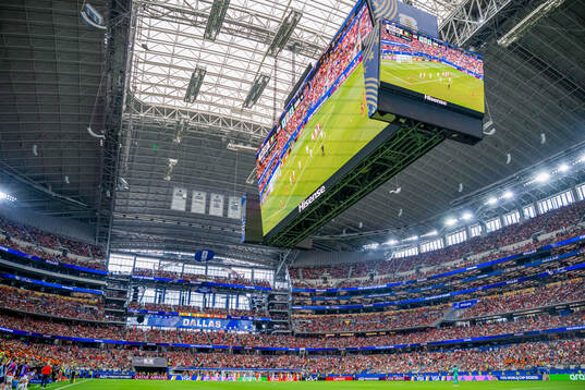 General interior view of Dallas Stadium
