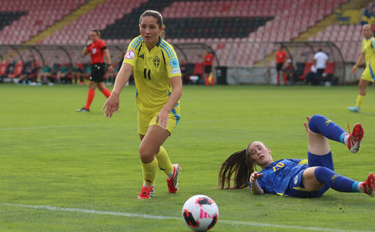 Filippa Sjöström of Sweden and Amila Abdukic of Bosnia