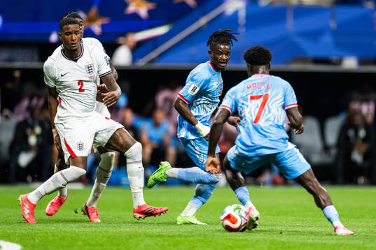 Ezri Konsa of England as well as Brian Cipenga and