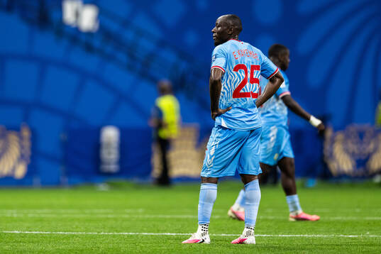 Edo Kayembe of Congo DR looks dejected