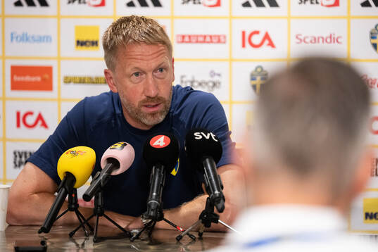 Head coach Graham Potter of the Swedish men's national
