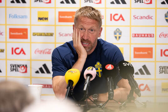 Head coach Graham Potter of the Swedish men's national