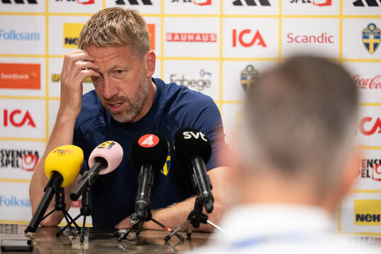 Head coach Graham Potter of the Swedish men's national