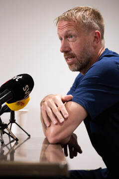 Head coach Graham Potter of the Swedish men's national