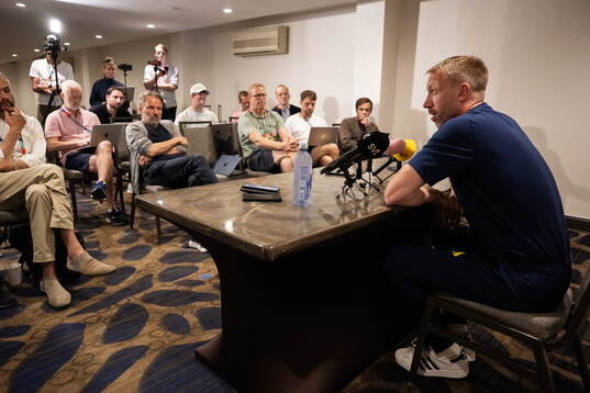 Head coach Graham Potter of the Swedish men's national