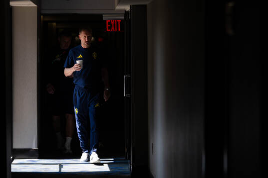 Head coach Graham Potter of the Swedish men's national