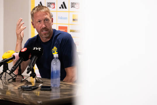 Head coach Graham Potter of the Swedish men's national
