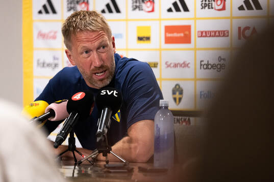 Head coach Graham Potter of the Swedish men's national
