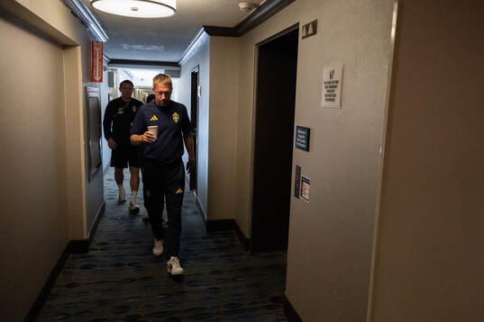 Head coach Graham Potter of the Swedish men's national