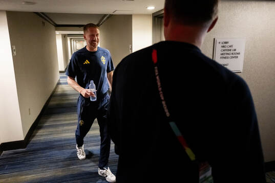 Head coach Graham Potter of the Swedish men's national