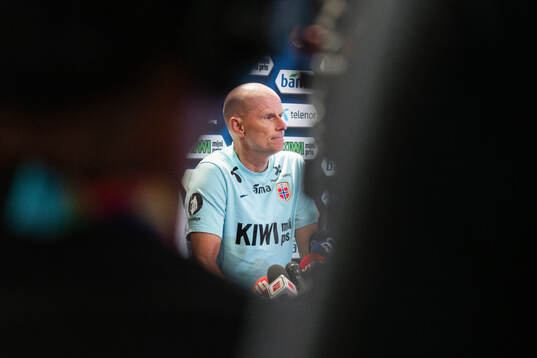 Ståle Solbakken, head coach of the Norwegian national