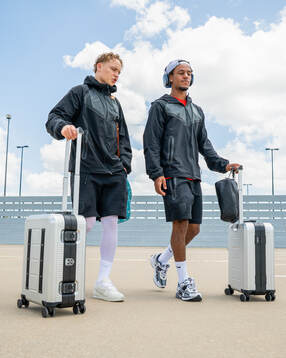 Andreas Schjelderup and Oscar Bobb of the Norwegian