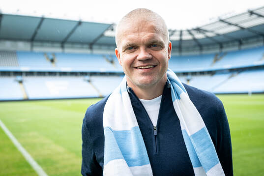 under en pressträff med Malmö FF