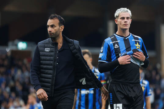 Sirius tränare Andreas Engelmark och Robbie Ure deppar