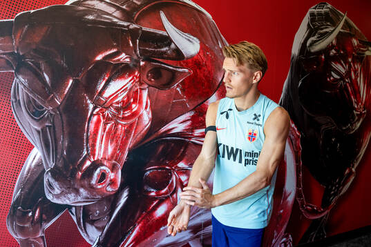 Martin Ødegaard of the Norwegian national football team