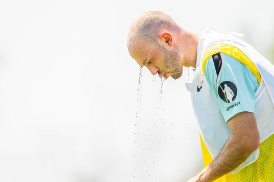 Fredrik Aursnes of the Norwegian national football team at