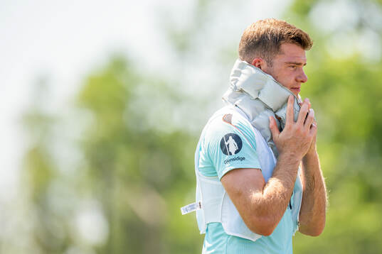 Alexander Sørloth of the Norwegian national football team