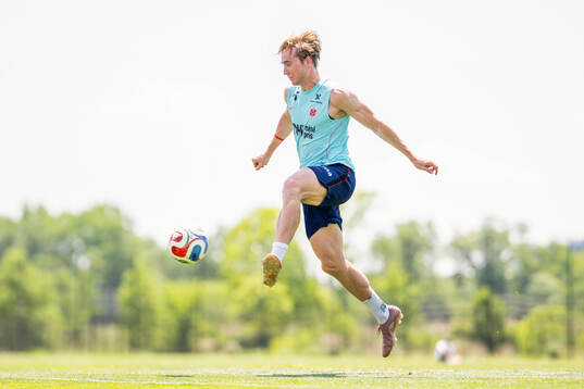 Kristian Thorstvedt of the Norwegian national football team