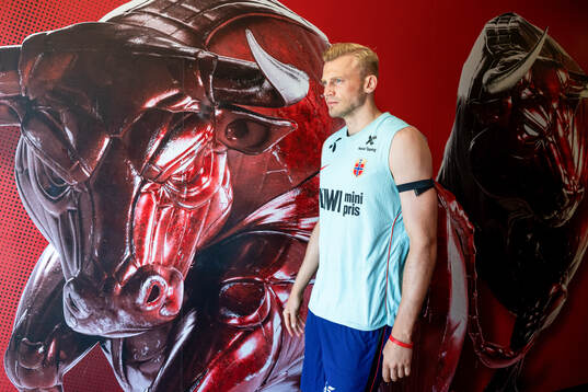 Sondre Langås of the Norwegian national football team