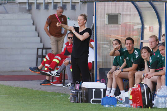 Head coach Melanie Behringer of Germany