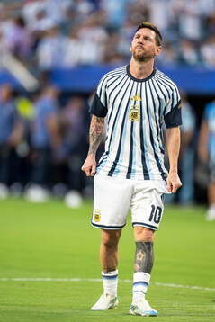 Lionel Messi of Argentina