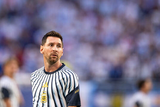 Lionel Messi of Argentina